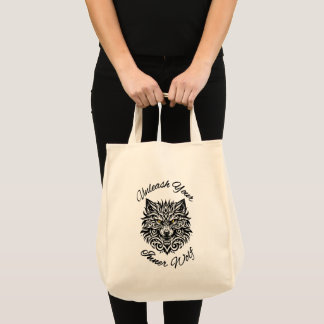 Bolso De Tela Desata Tu Lobo Interior