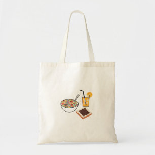 Bolso De Tela Desayuno