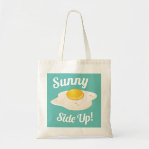 Bolso De Tela Desayuno Brillante De Huevos Fritos