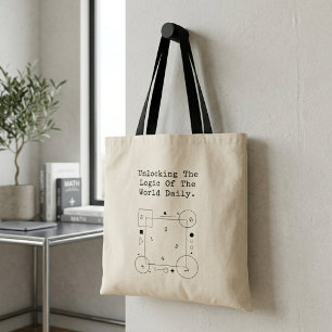 Bolso De Tela Desbloqueando la Lógica del Mundo Diario Perspec