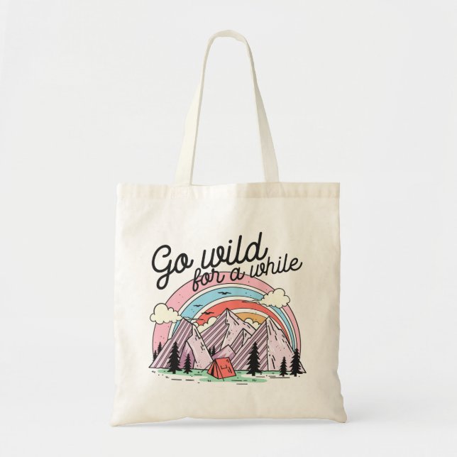 Bolso De Tela Descanse Por Un Tiempo (Frente)