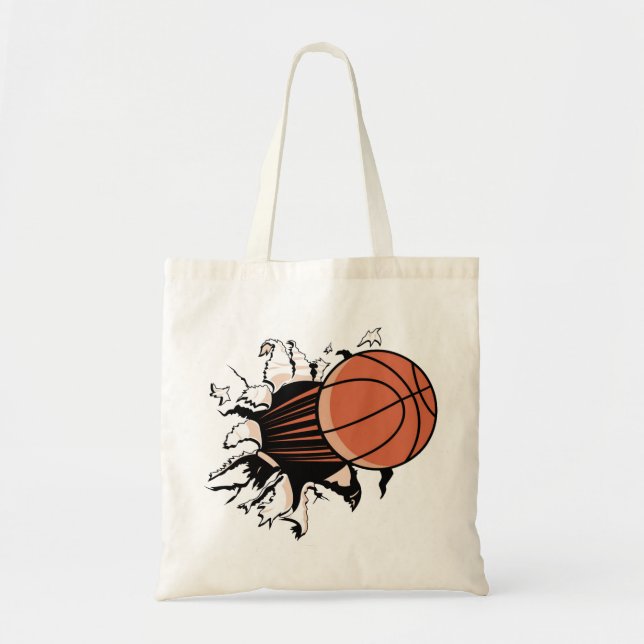 Bolso De Tela Descanso de baloncesto (Frente)