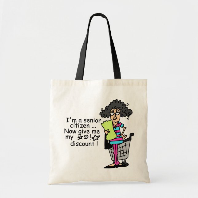 Bolso De Tela Descuento del jubilado (Frente)