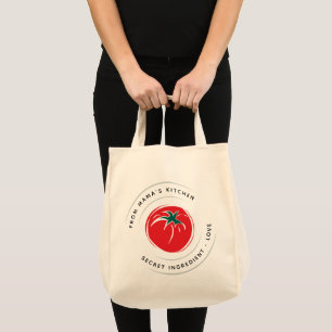 Bolso De Tela Desde la Cocina de ... Logo Personalizado de Tomat