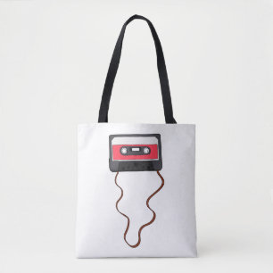 Bolso De Tela Desenganche la cinta mixtape Retro Vintage