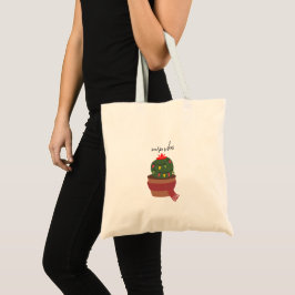 Bolso De Tela Deseos Cactus Navidades De La Casa Tote Bag
