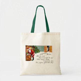 Bolso De Tela Deseos de los navidades