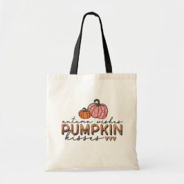 Bolso De Tela Deseos de Otoño Besos de Calabaza