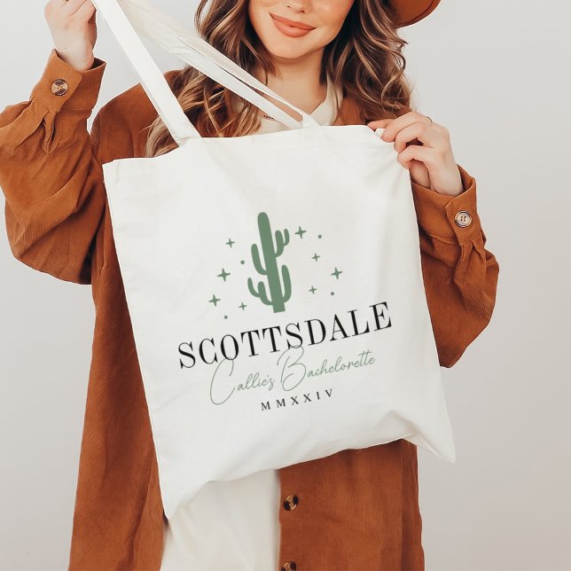 Bolso De Tela Desert Cactus Bachelorette Party (Subido por el creador)