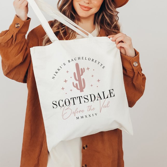 Bolso De Tela Desert Cactus Scottsdale Bachelorette (Subido por el creador)