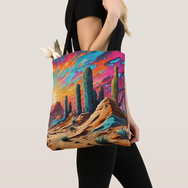 Bolso De Tela Desert Dawn (Detalle)