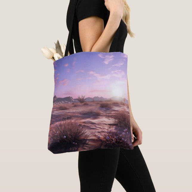 Bolso De Tela Desert Sunrise (Detalle)