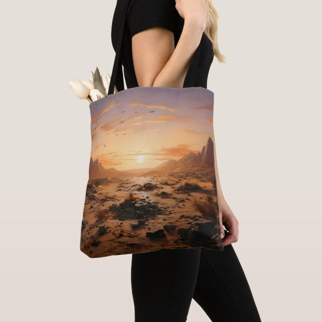Bolso De Tela Desert Sunset (Detalle)