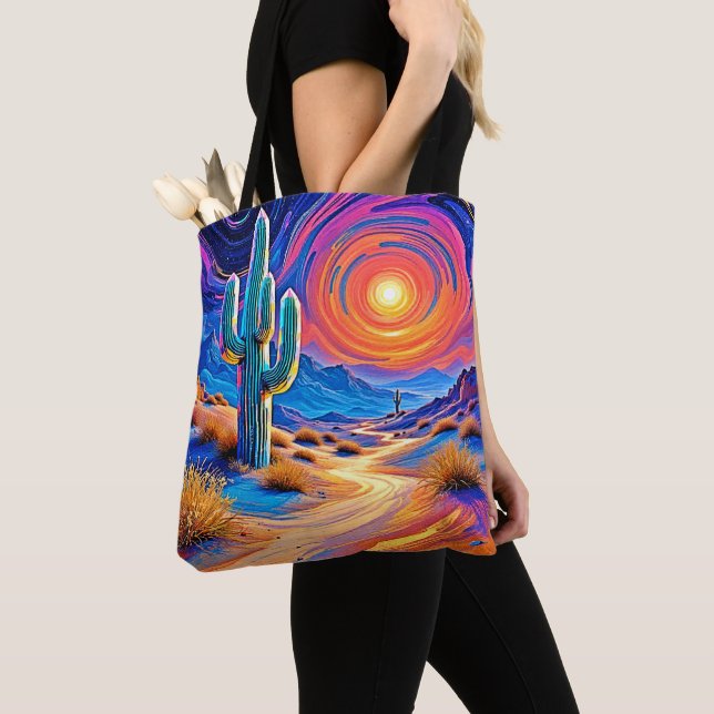 Bolso De Tela Desert Sunset Glow (Detalle)