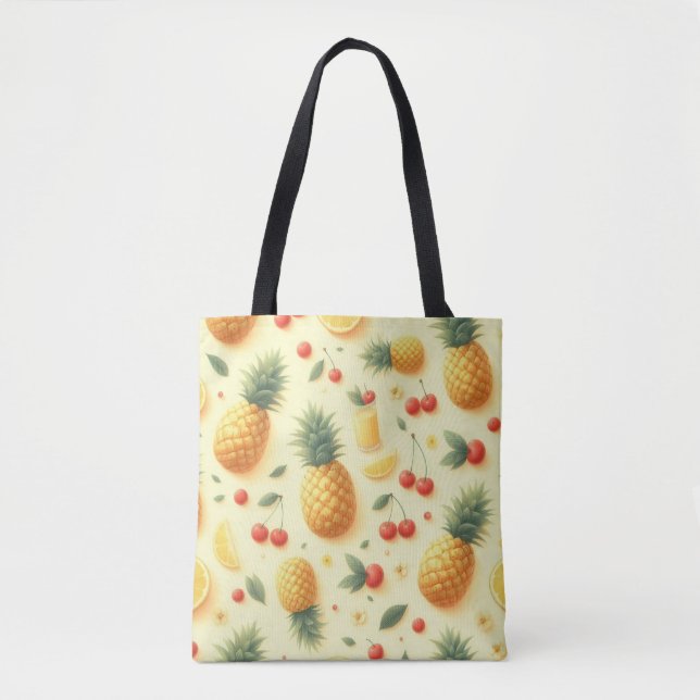 Bolso De Tela Desfile de piña (Anverso)