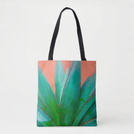Bolso De Tela Desierto moderno exitoso Agave verde