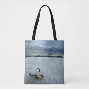 Bolso De Tela Desiertos Bonneville Salt Flats Utah