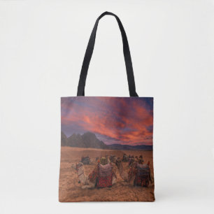Bolso De Tela Desiertos Camels Sinai Mountains Egipto