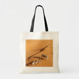 Bolso De Tela Desiertos   Caminata tuareg con camellos