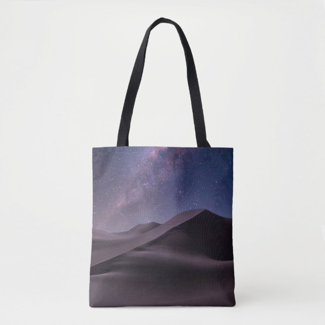 Bolso De Tela Desiertos | Vía Láctea Starry Sky Sand Dune Dubai (Anverso)