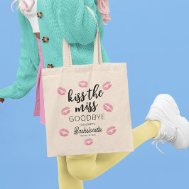 Bolso De Tela Despedida de Soltera Besos a la Señorita
