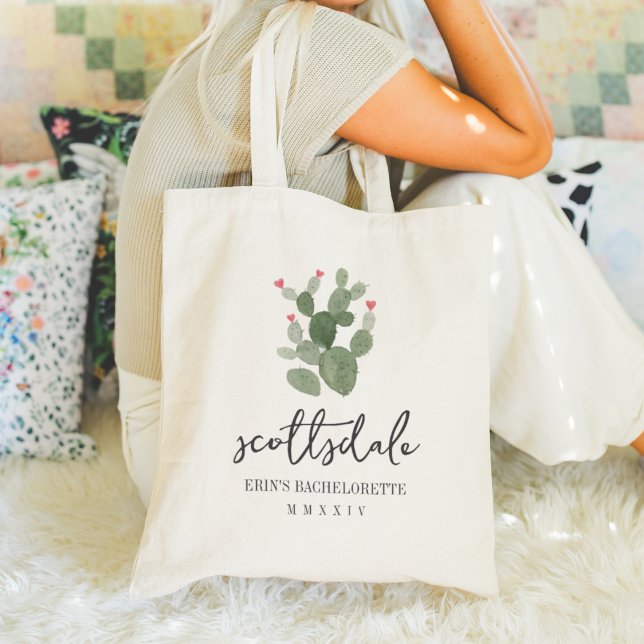 Bolso De Tela Despedida de Soltera Cactus Desert Heart (Subido por el creador)