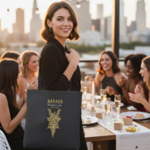 Bolso De Tela Despedida de soltera Custom Mystic Gold 