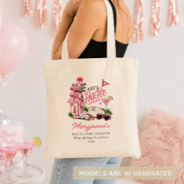 Bolso De Tela Despedida de soltera de golf Let's Par Tee