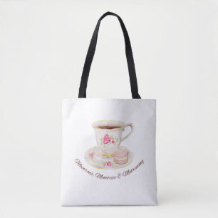 Bolso De Tela Despedida de Soltera Elegante Fiesta de Té para No