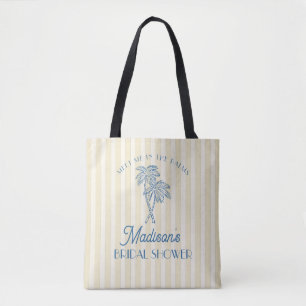 Bolso De Tela Despedida de soltera en la playa pastel de la prim