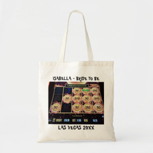 Bolso De Tela Despedida de soltera en Las Vegas nombre y foto