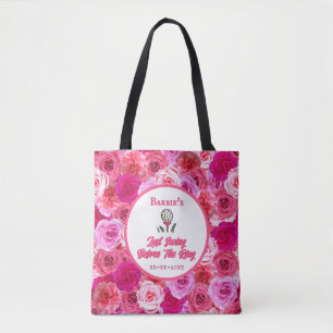 Bolso De Tela Despedida de soltera Golf Reunión nupcial Floral R