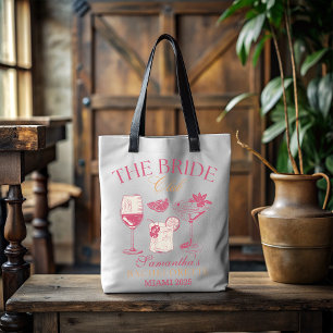 Bolso De Tela Despedida de Soltera Personalizada The Bride Club