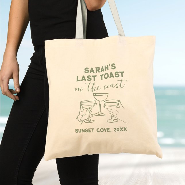 Bolso De Tela Despedida de Soltera Personalizada Último Brindis  (Subido por el creador)