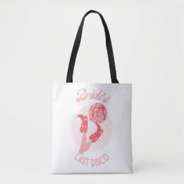 Bolso De Tela Despedida de soltera Retro de los 70 de la Novia e