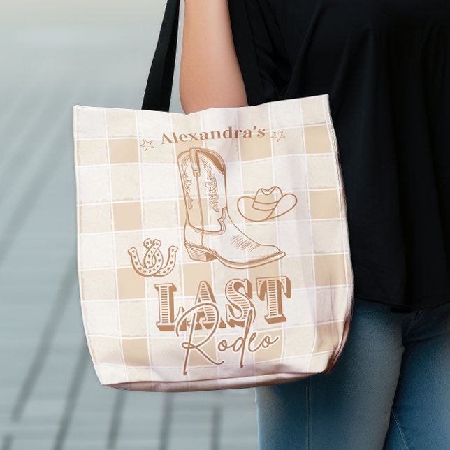 Bolso De Tela Despedida de soltera Western Last Rodeo (Subido por el creador)