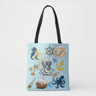 Bolso De Tela Despedida de soltero náutica