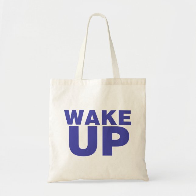 Bolso De Tela Despertar azul (Frente)