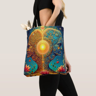 Bolso De Tela Despertar el arte espiritual