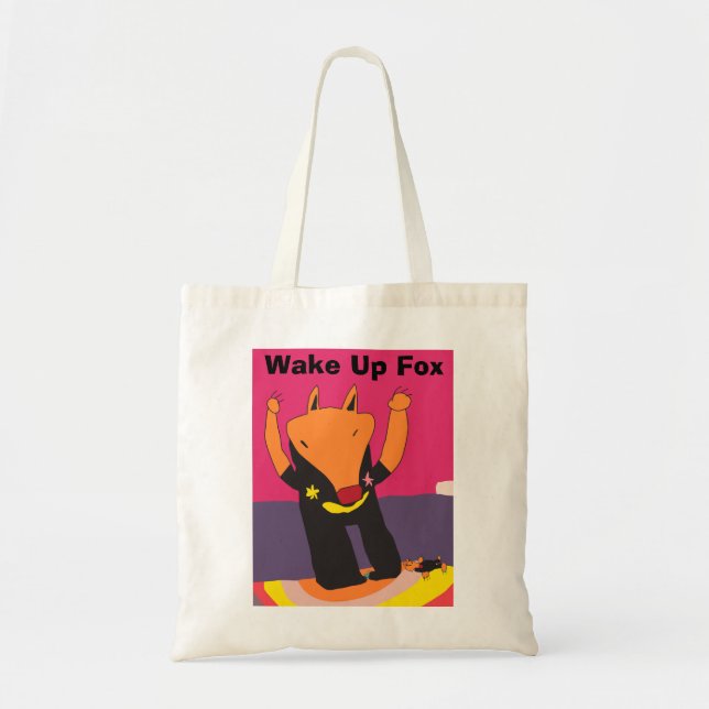 Bolso De Tela Despierta Tote Fox (Frente)