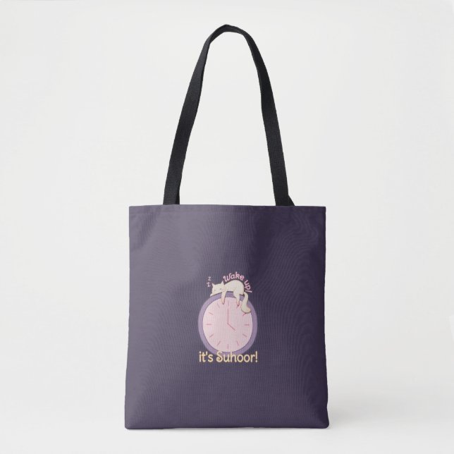 Bolso De Tela ¡Despierten! ¡Es Suhoor! (Anverso)