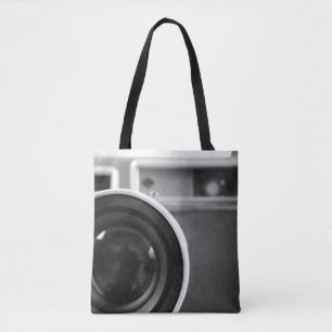 Bolso De Tela Desplazamiento de cámara de película de color blan