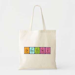 Bolso De Tela Destini nombre de tabla periódica aleta