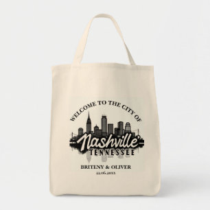 Bolso De Tela Destino de Bodas Nashville Tennessee Paisaje