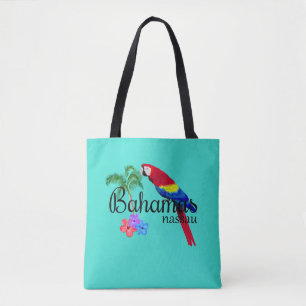 Bolso De Tela Destino tropical de Nassau Bahamas