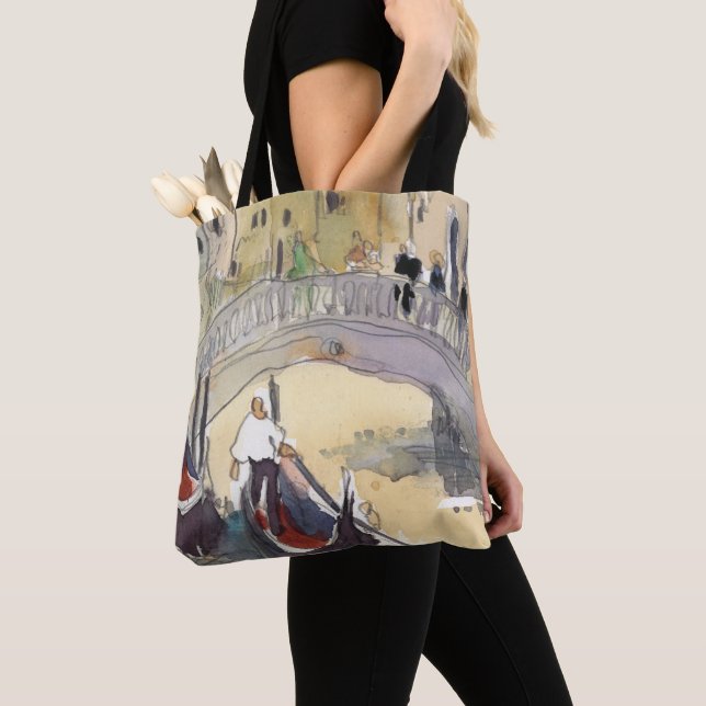 Bolso De Tela Destinos | Venice Plein Air Gondola Ride (Detalle)