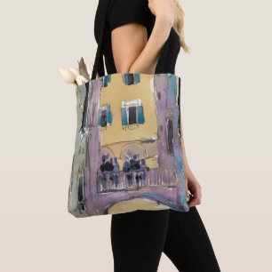 Bolso De Tela Destinos  Vista Puente del Canal de Venecia