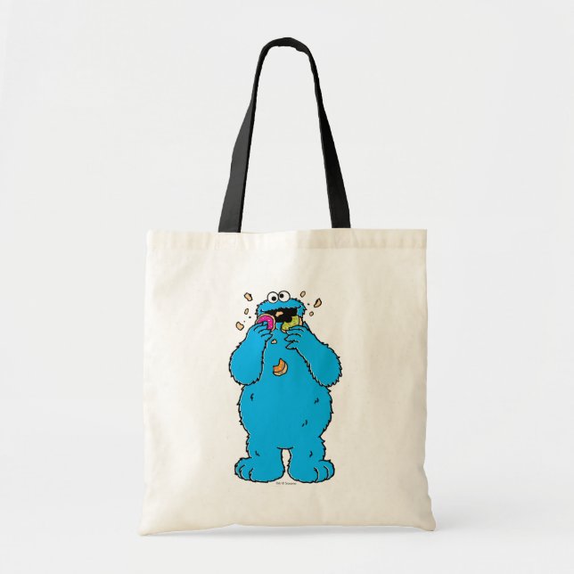 Bolso De Tela Destroyer de Cookie MonsterDonut (Frente)