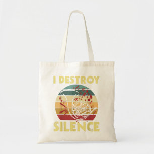 Bolso De Tela Destruyo el silencio - La avispa retro del cuerno