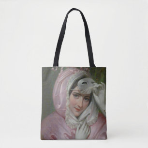Bolso De Tela Detalle de la máscara